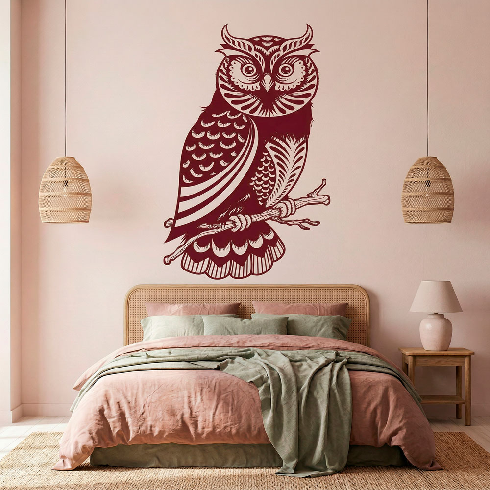 Vinilos Decorativos: B&uacute;ho Strigidae