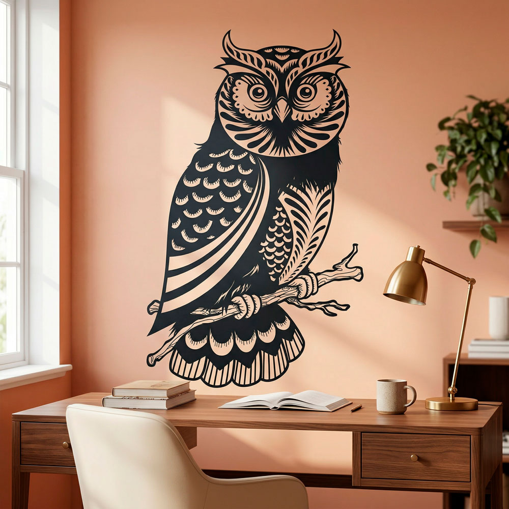 Vinilos Decorativos: B&uacute;ho Strigidae