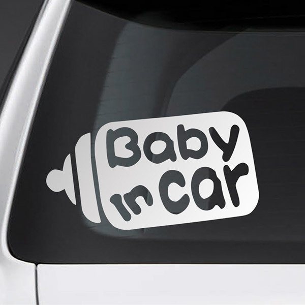 Pegatinas: Baby in car 0