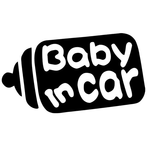 Pegatinas: Baby in car