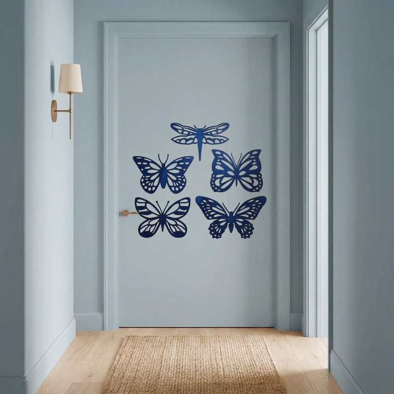 Vinilos Decorativos: Kit mariposas tropicales
