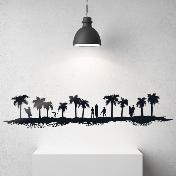 Vinilos Decorativos: Skyline surf