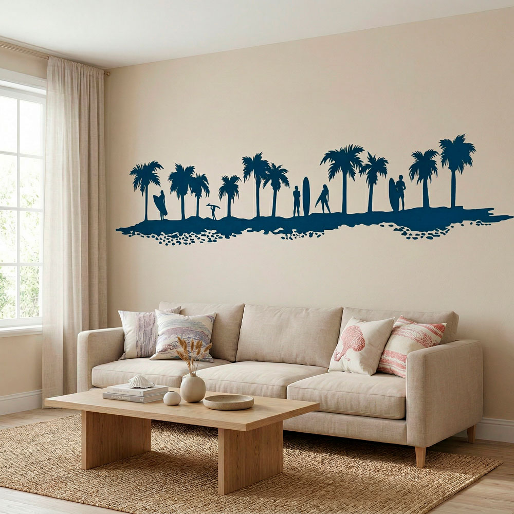 Vinilos Decorativos: Skyline surf