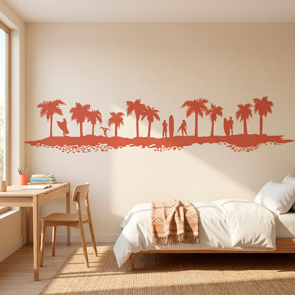 Vinilos Decorativos: Skyline surf