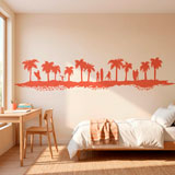 Vinilos Decorativos: Skyline surf 8