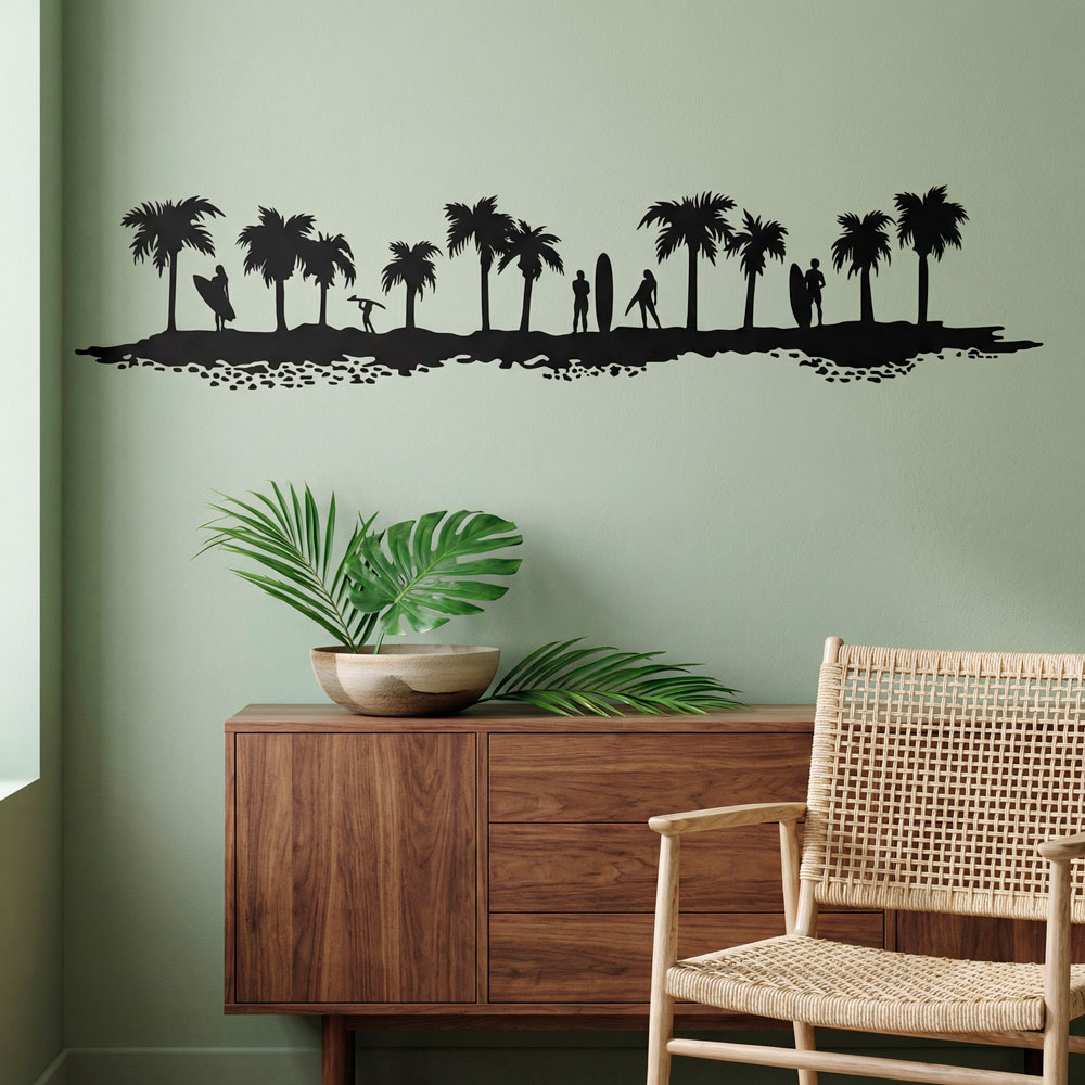 Vinilos Decorativos: Skyline surf