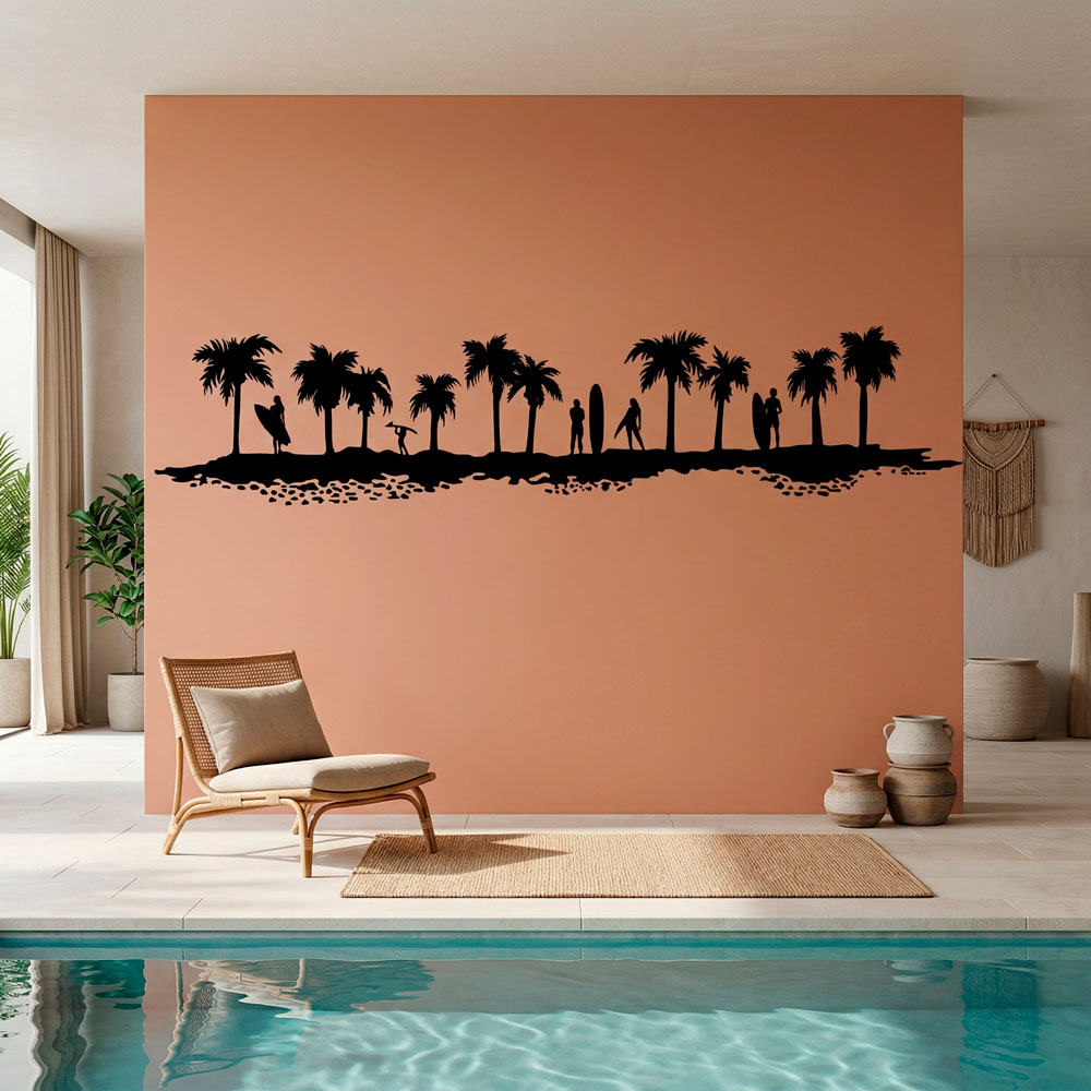 Vinilos Decorativos: Skyline surf