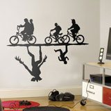 Vinilos Decorativos: Niños en bici Stranger Things 2