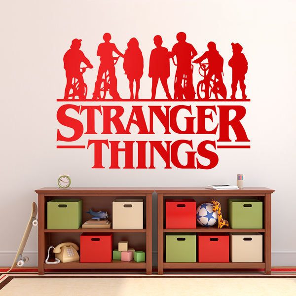 Vinilos Decorativos: Siluetas stranger things