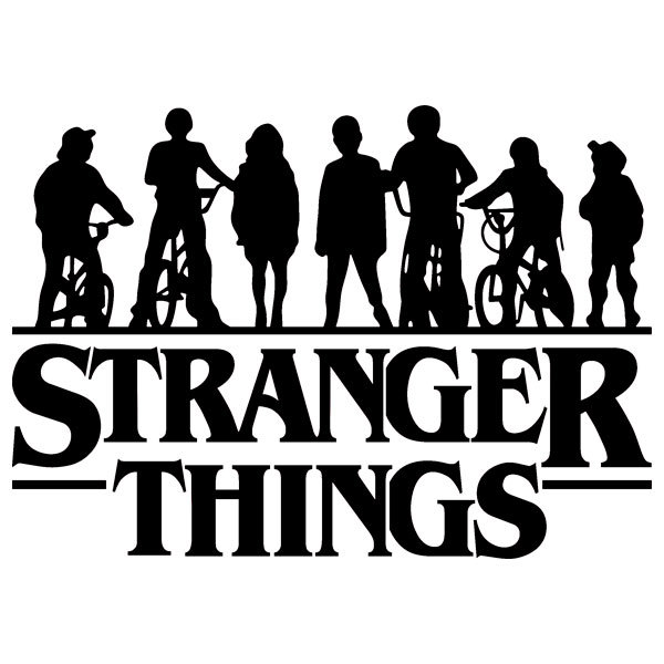 Vinilos Decorativos: Siluetas stranger things