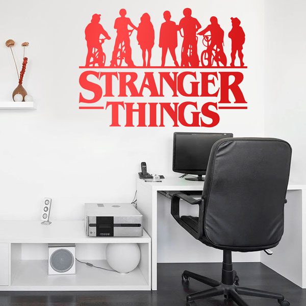 Vinilos Decorativos: Siluetas stranger things