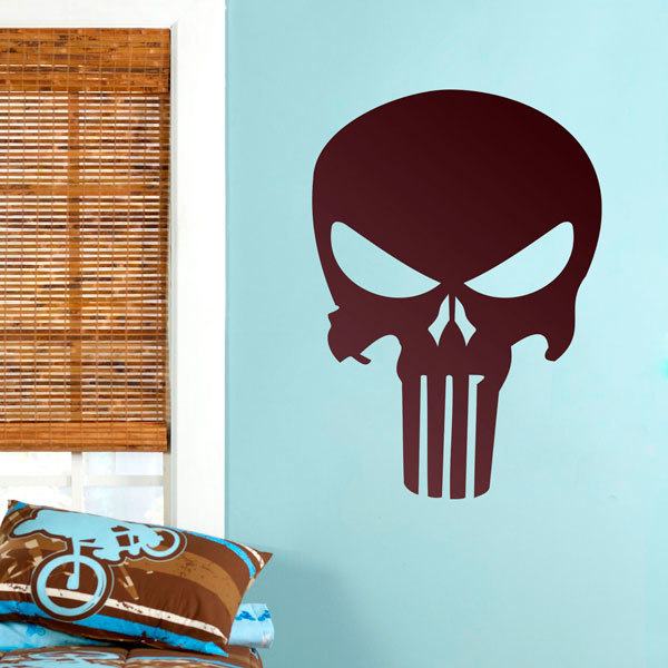 Vinilos Decorativos: Calavera The Punisher 