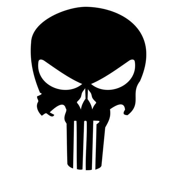 Vinilos Decorativos: Calavera The Punisher 