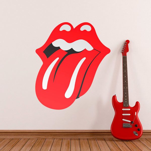 Vinilos Decorativos: Lengua Rolling Stones