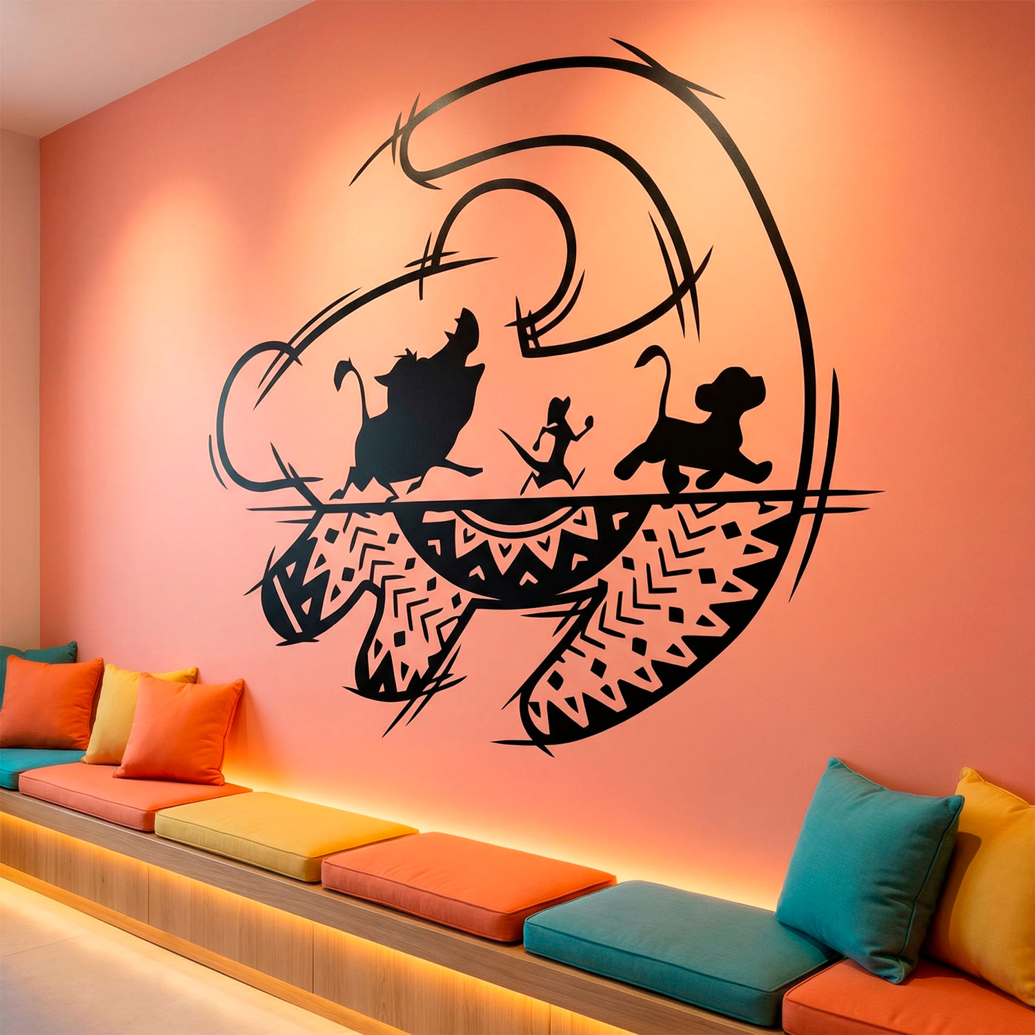 Vinilos Infantiles: El Rey Le&oacute;n Art