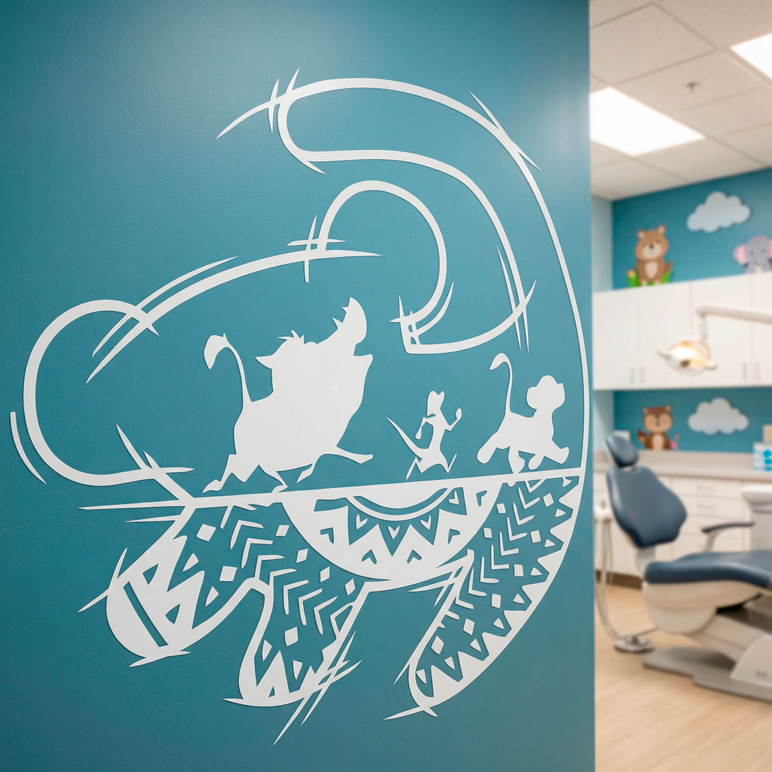 Vinilos Infantiles: El Rey Le&oacute;n Art