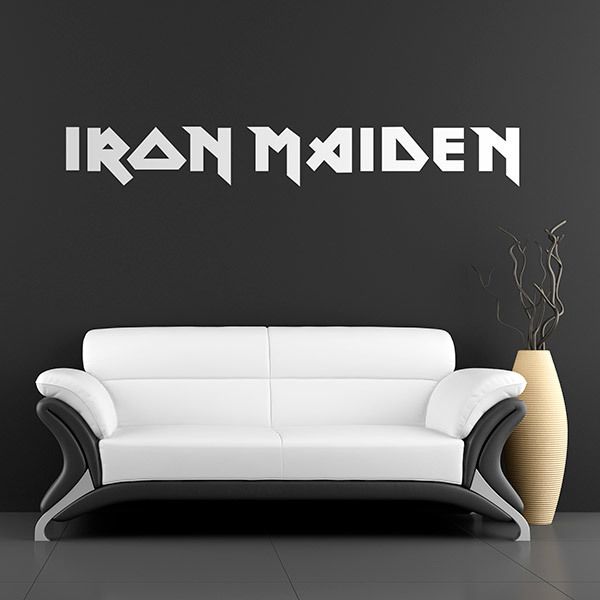 Vinilos Decorativos: Iron Maiden Bigger