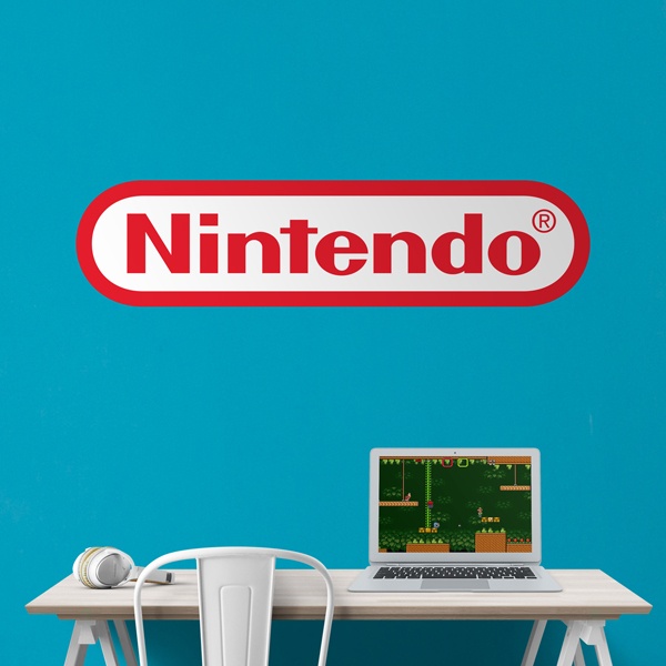 Vinilos Decorativos: Logo Nintendo Bigger