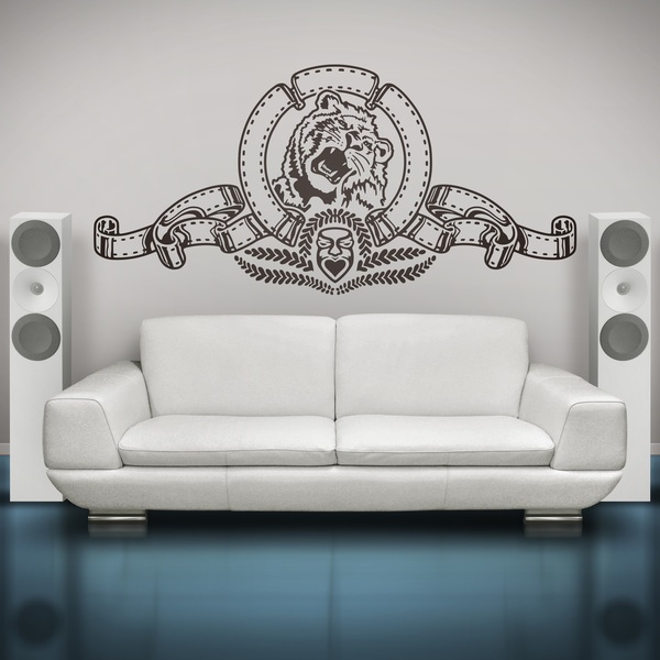Vinilos Decorativos: León de la Metro Goldwyn Mayer