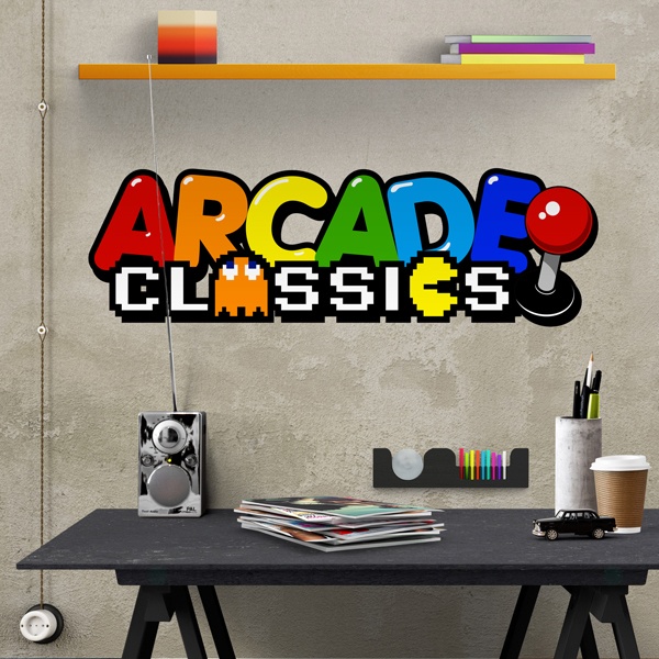 Vinilos Decorativos: Arcade Classics Bigger