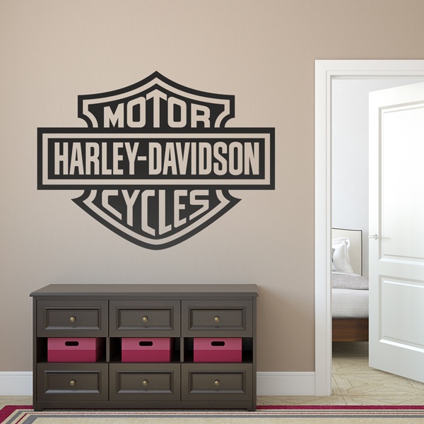 Vinilos Decorativos: Logo Harley Davidson Bigger