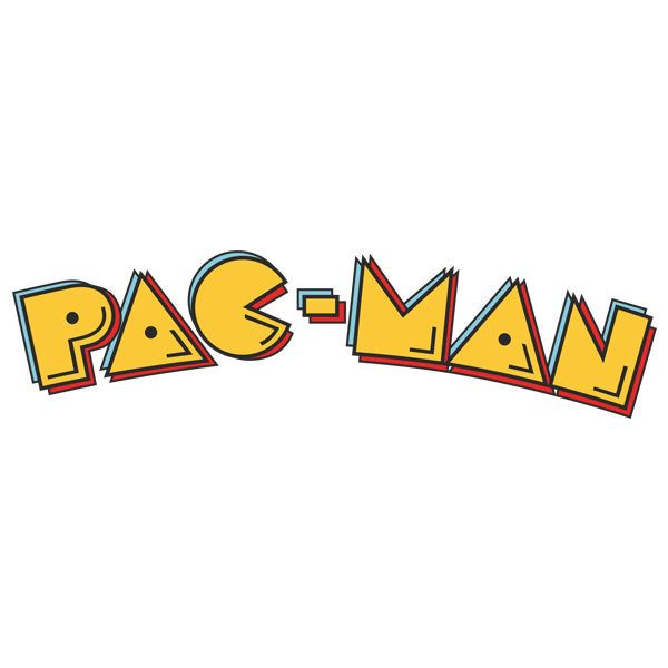Vinilos Decorativos: Letras Pac- Man