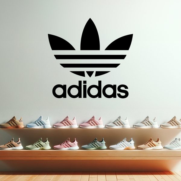 Vinilos Decorativos: Primer logo de Adidas