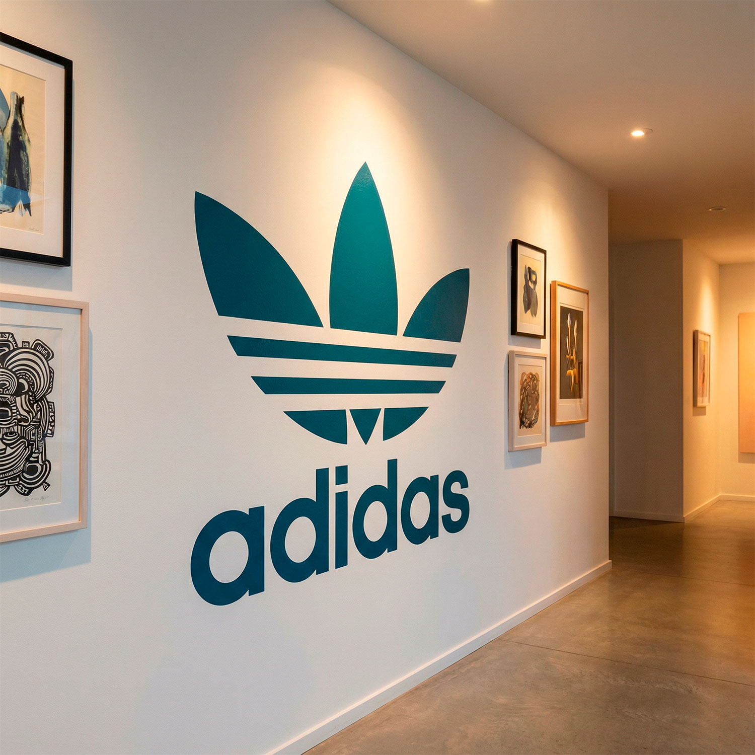 Vinilos Decorativos: Primer logo de Adidas