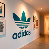 Vinilos Decorativos: Primer logo de Adidas 11