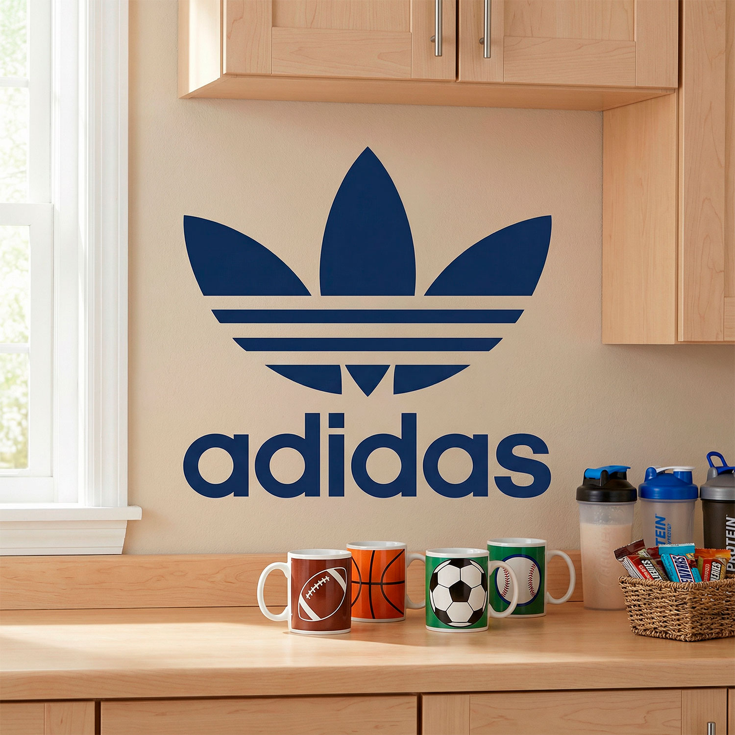 Vinilos Decorativos: Primer logo de Adidas