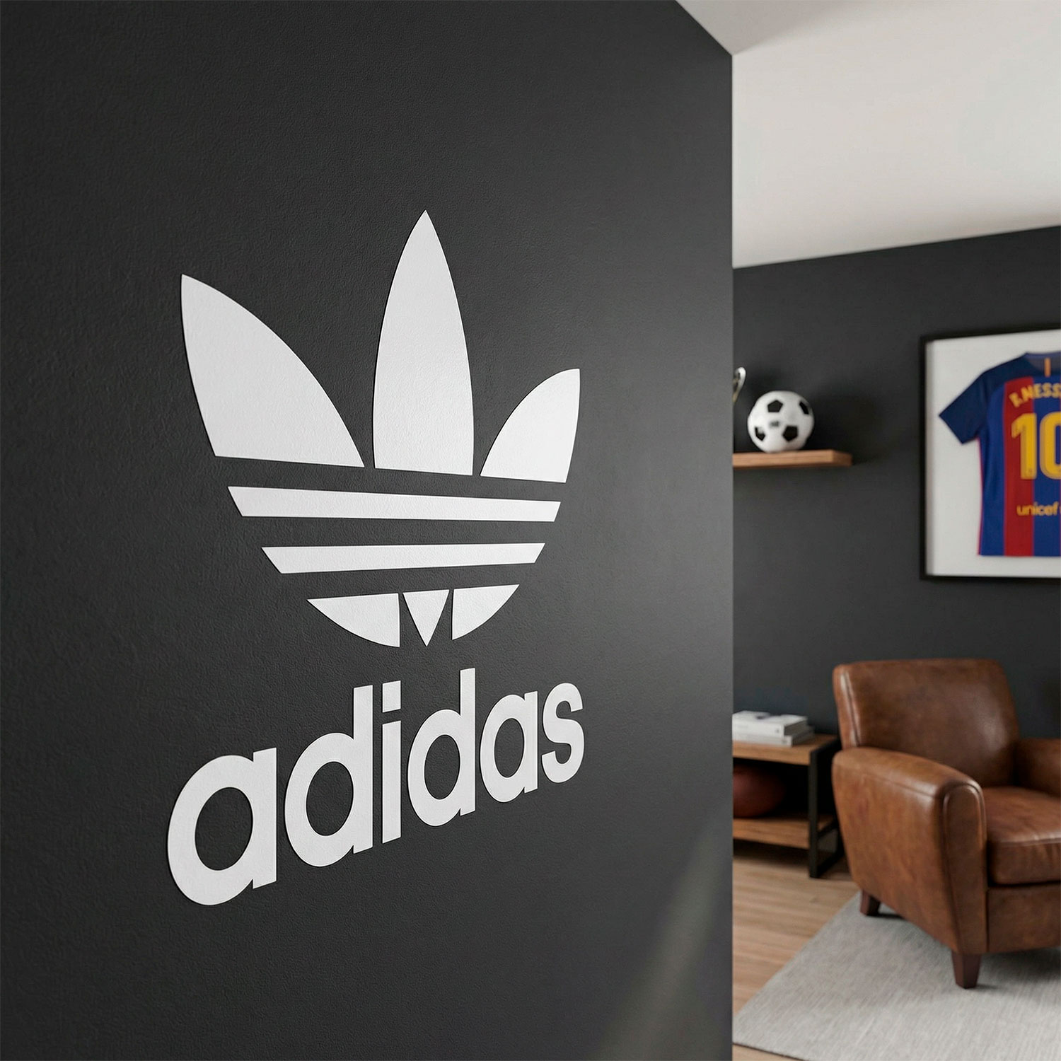 Vinilos Decorativos: Primer logo de Adidas