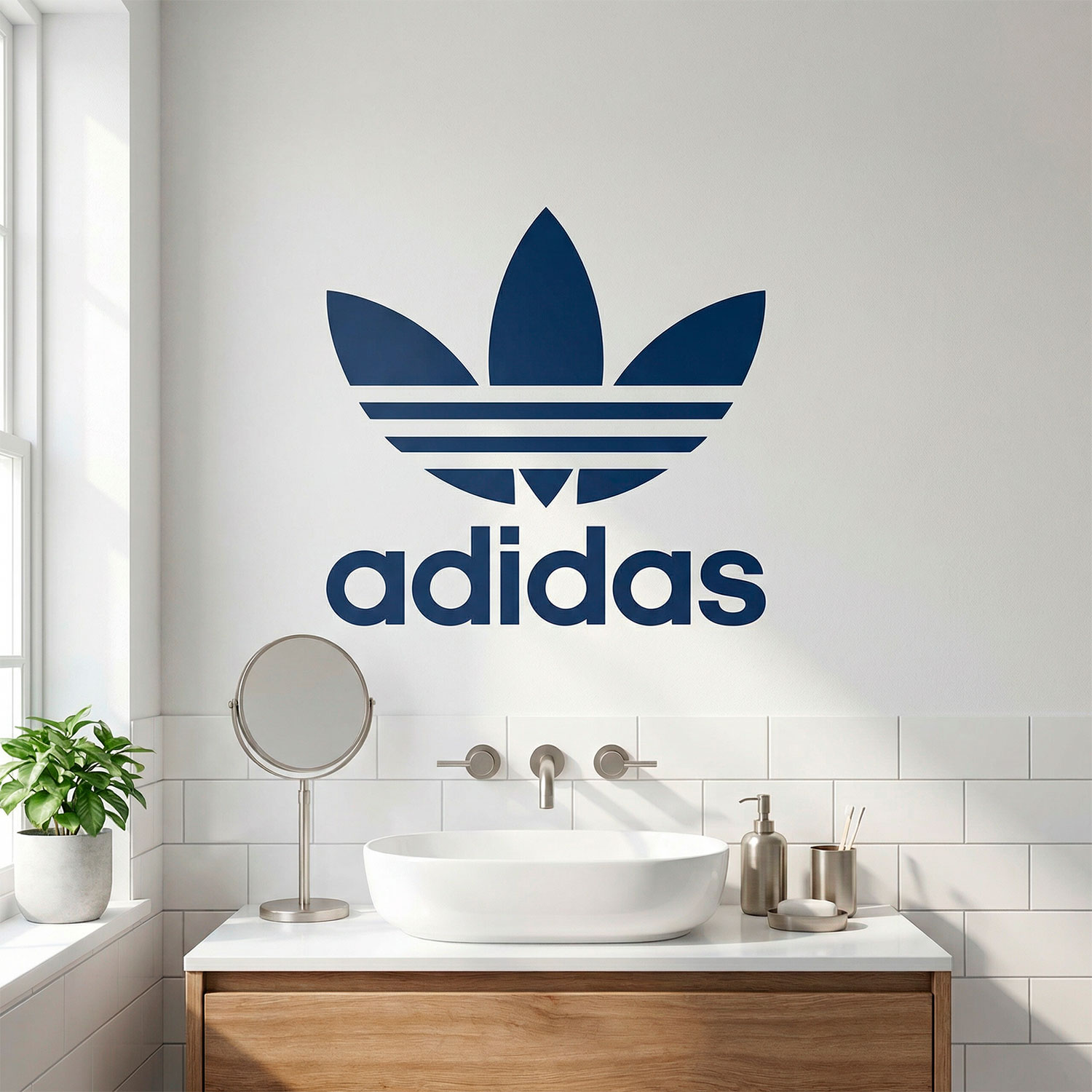 Vinilos Decorativos: Primer logo de Adidas
