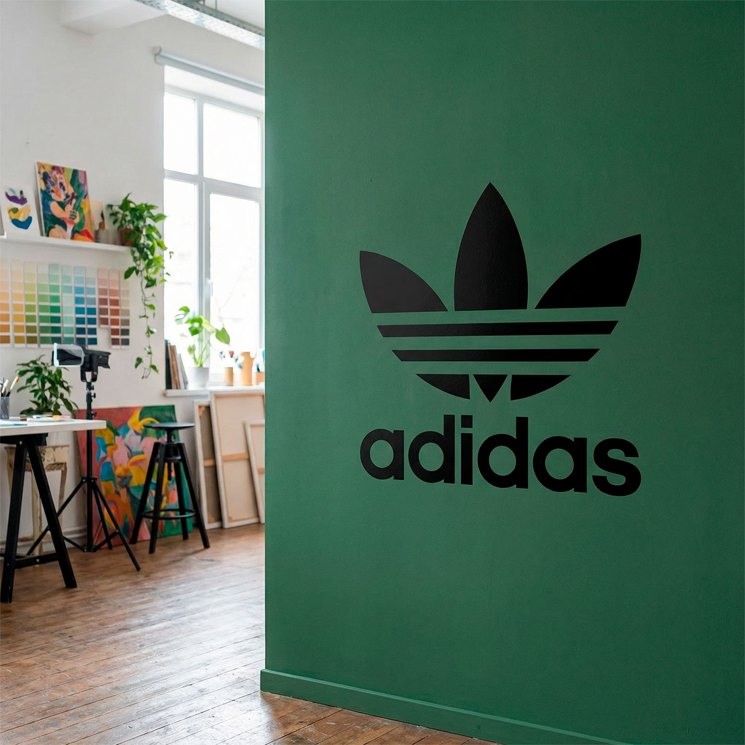 Vinilos Decorativos: Primer logo de Adidas