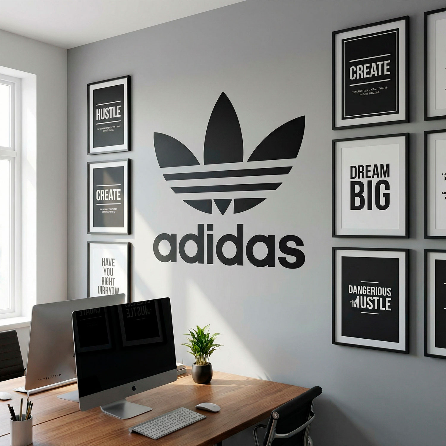 Vinilos Decorativos: Primer logo de Adidas