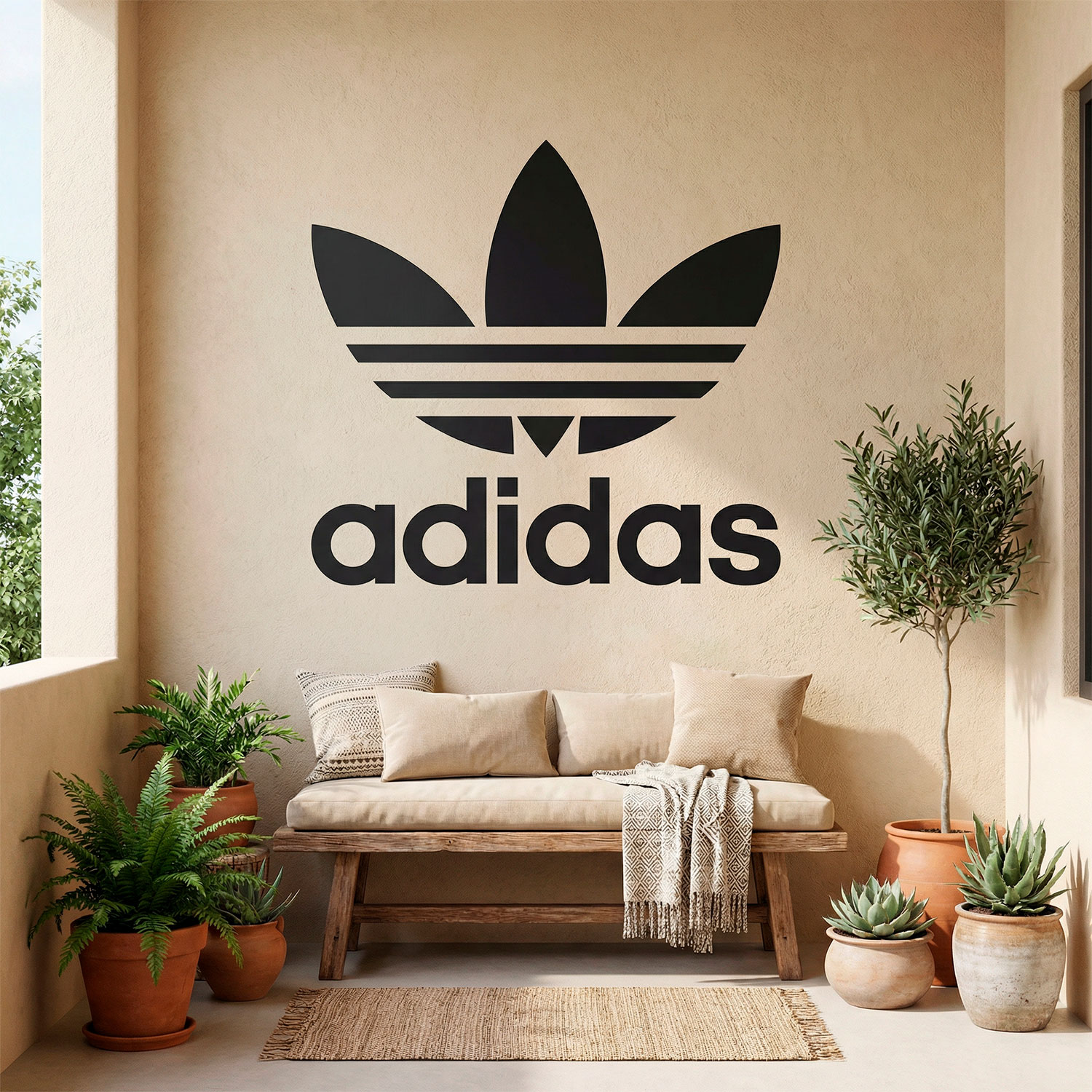 Vinilos Decorativos: Primer logo de Adidas