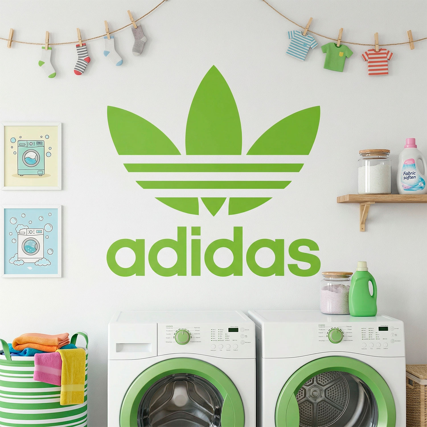Vinilos Decorativos: Primer logo de Adidas