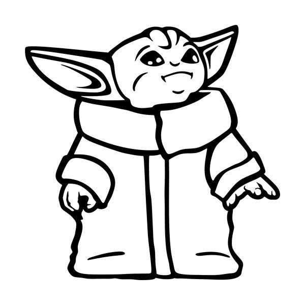Pegatina Baby Yoda Gracioso Teleadhesivo Com ¿cómo se llama baby yoda? pegatina baby yoda gracioso