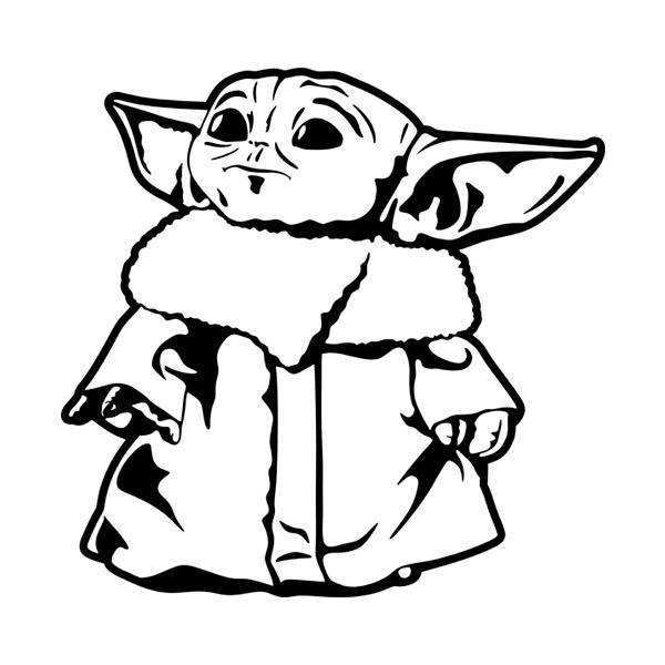 Vinilo Decorativo Baby Yoda Teleadhesivo Com We hope you enjoy our growing collection of hd images to use as a. vinilo decorativo baby yoda