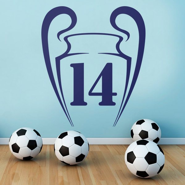 Vinilos Decorativos: Real Madrid 14 Champions