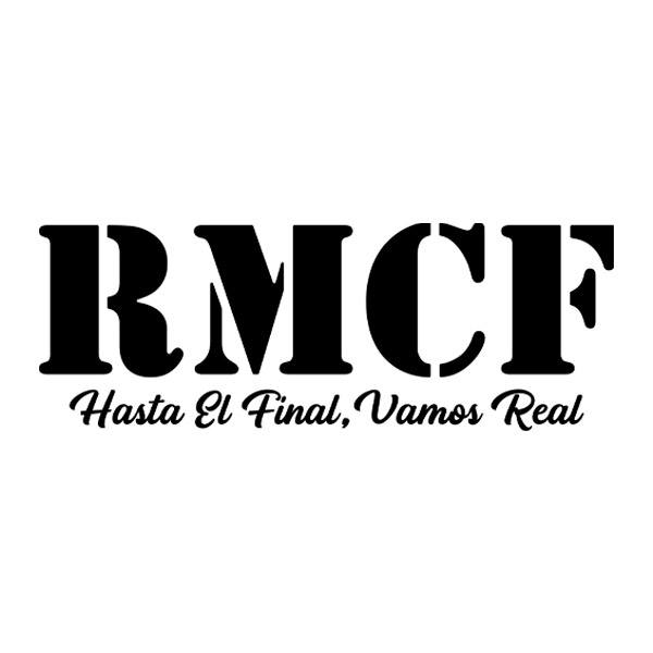 Vinilos Decorativos: RMCF Hasta el Final, Vamos Real