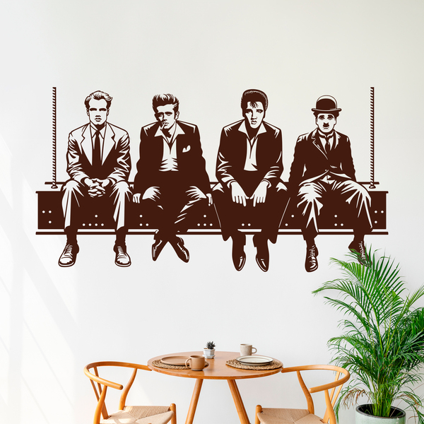 Vinilos Decorativos: Brando - James - Elvis - Chaplin