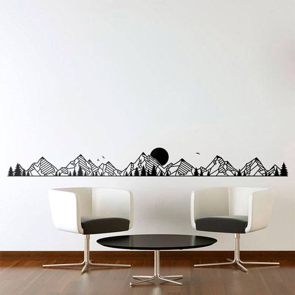 Vinilos Decorativos: Paisaje de montañas