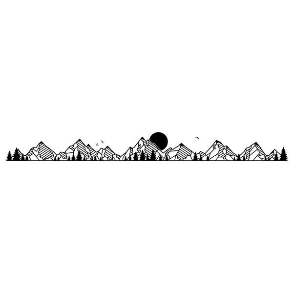 Vinilos Decorativos: Paisaje de montañas