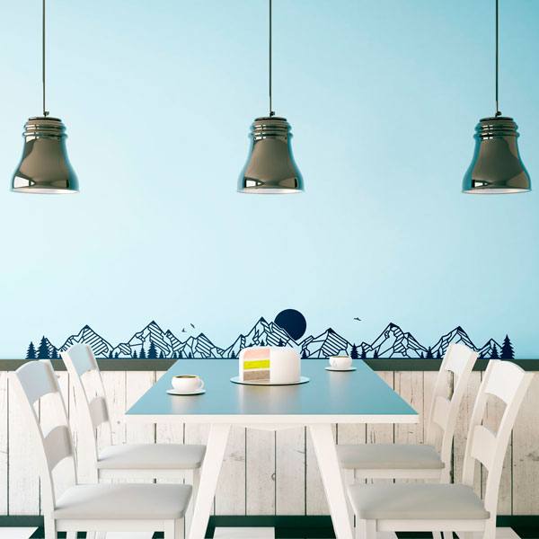 Vinilos Decorativos: Paisaje de montañas