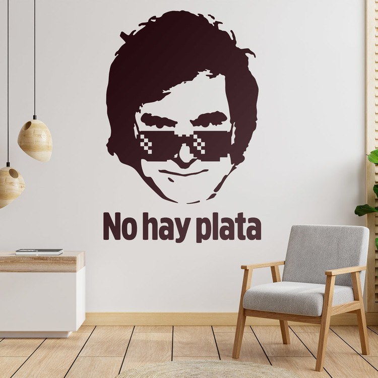 Vinilos Decorativos: Javier Miley no hay plata