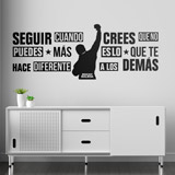 Vinilos Decorativos: Vinilo decorativo con frase motivacional de Rocky  2