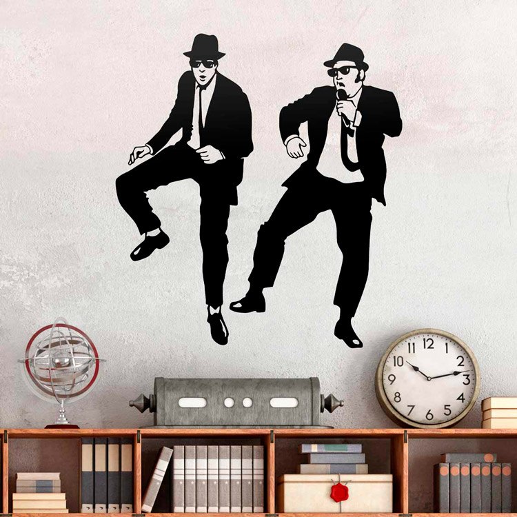 Vinilos Decorativos: Blues Brothers Bailando