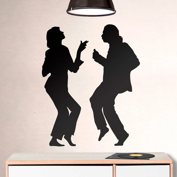 Vinilos Decorativos: Baile Pulp Fiction Mia y Vincent