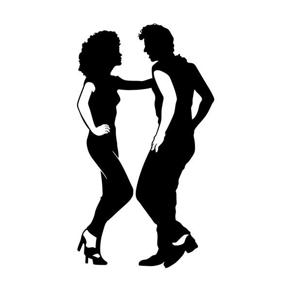 Vinilos Decorativos: Baile John Travolta y Olivia Newton-John