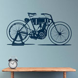 Vinilos Decorativos: Motocicleta Antigua Esquema